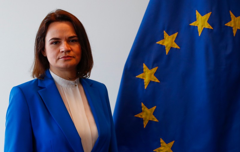 Liderul opoziției din Belarus a primit statut oficial în Lituania. Cum a reacționat Rusia