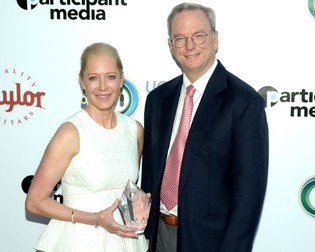 March 24, 2016, Beverly Hills, California, USA: Wendy Schmidt and Eric Schmidt attends UCLA Institute of the Environment and Sustainability celebration of the Champions Of Our Planet's Future. (Credit Image: © Billy Bennight/ZUMA Wire)