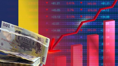 criza-economica-recesiune-steagul-romaniei-cotatii-bursiere