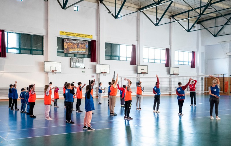 Copii din Ucraina și România au făcut sport împreună, la Gura Humorului. „Vă mulțumim că ați petrecut timp împreună cu noi”