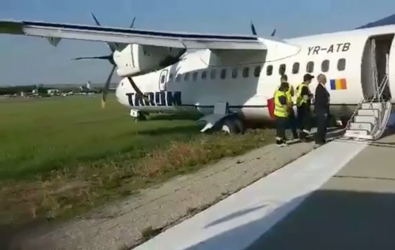 O aeronavă Tarom a ieșit de pe pistă pe Aeroportul din Chișinău. Avionul decolase de la București