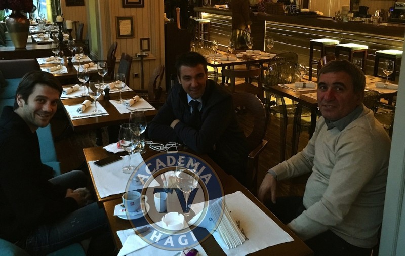 Chivu l-a ajutat pe Hagi în pregătirea meciului cu CFR / FOTO&VIDEO
