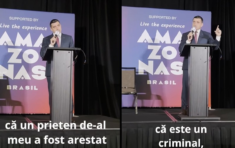 George Simion s-a dus în Statele Unite și s-a plâns că unul dintre prietenii lui a fost arestat în România: „Când m-am trezit, mi-am verificat telefonul”