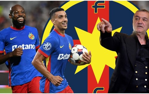 Șoc pentru Gigi Becali! Câți bani le plătește lui Aymen Boutoutaou și Arnold Garita pentru fiecare minut jucat la FCSB