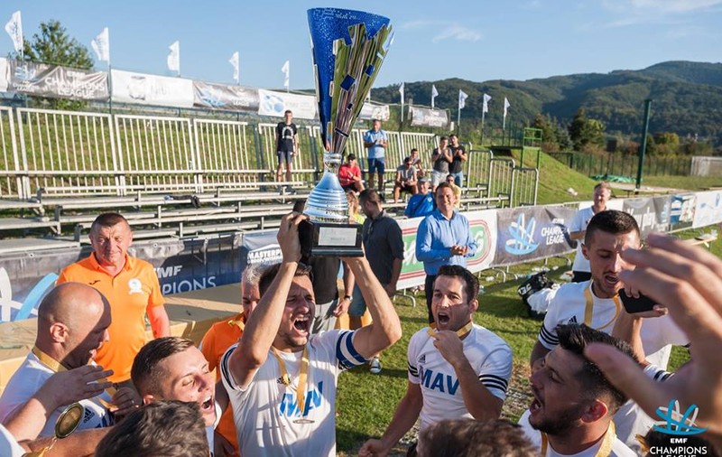 MAV Sports Timișoara a cucerit Liga Campionilor la minifotbal. Palidă consolare, după ce la fotbal în 11 am ajuns în lumea a treia / VIDEO