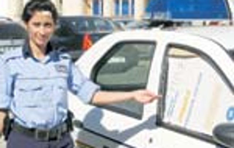 Ea a fost lovita cu piatra