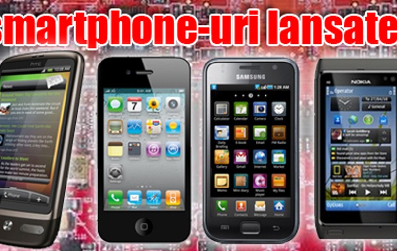Top 10 smartphone-uri lansate în 2010