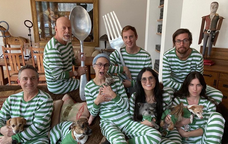Cum își petrec carantina Bruce Willis, Demi Moore și copiii lor. Fotografiile cu fostul cuplu fac deliciul internauților