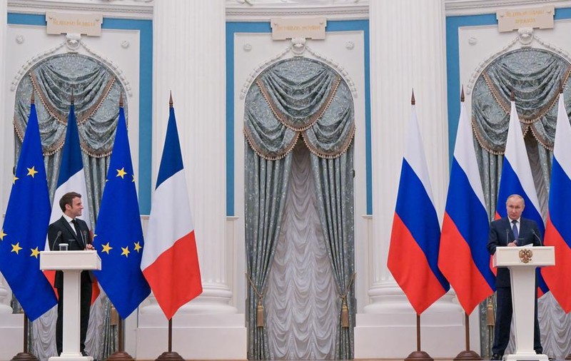 Concluziile lui Macron și Putin, după șase ore de discuții. Președintele Franței: „I-am făcut câteva propuneri”
