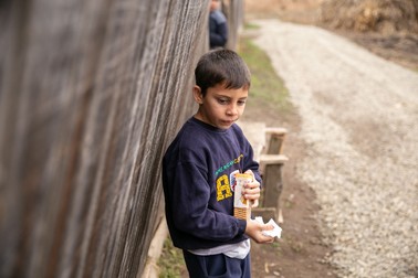 Robert, 8 ani, nepotul lui Ion și al Auricăi