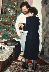 Primul Crăciun împreună al lui David şi al Mirelei, în SUA, 1990 (Foto: © David Hadaller, arhivă personală)