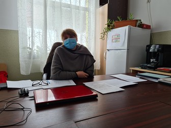 Ecaterina Zamfir, directoarea Școlii Petru Anghel, din Probota