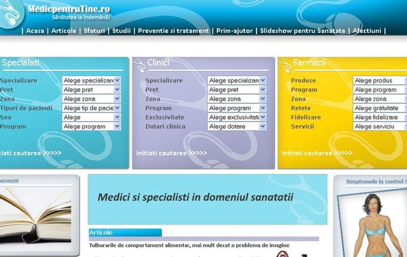 A fost lansat portalul MedicpentruTine.ro