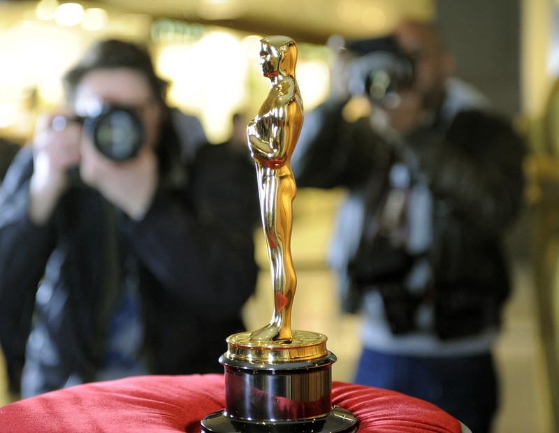 an Oscar statue on display at the Time Warner Center in New York February 25, 2010 during the Academy of Motion Picture Arts and Sciences "Meet the Oscars, New York " exhibition presented by Kodak. The exhibit will be open to the public until March 7, 2010 the day of the 82nd Academy Awards.,Image: 54424242, License: Rights-managed, Restrictions: , Model Release: no
