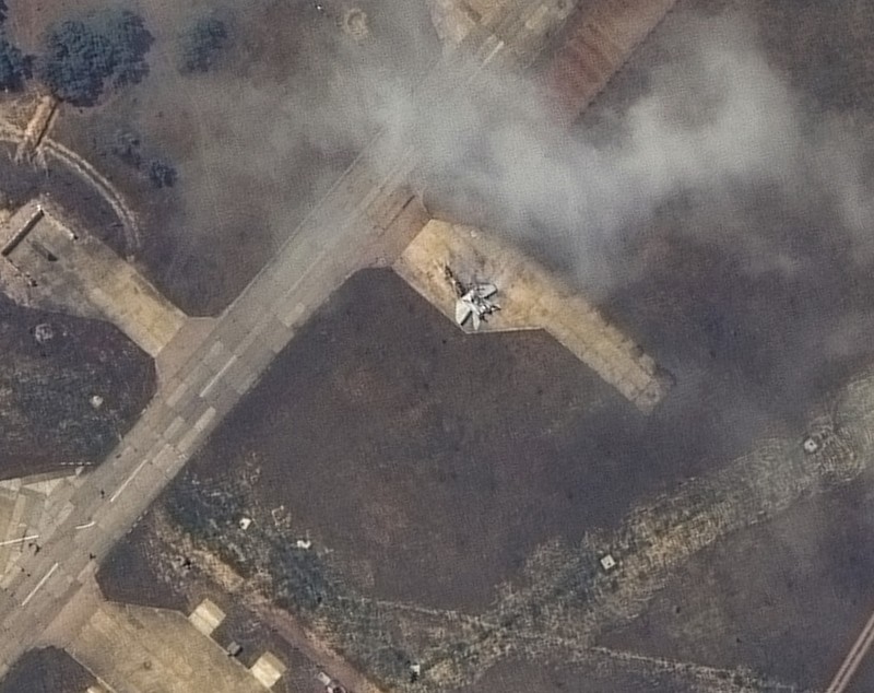 Dezastrul făcut de ucraineni la baza aeriană rusă Belbek din Crimeea, surprins în imagini din satelit