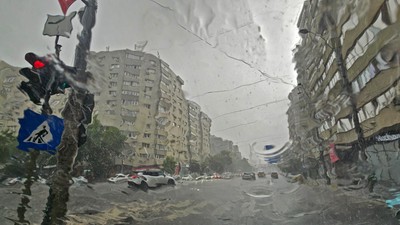 Ploi puternice în trei județe. Foto Hepta
