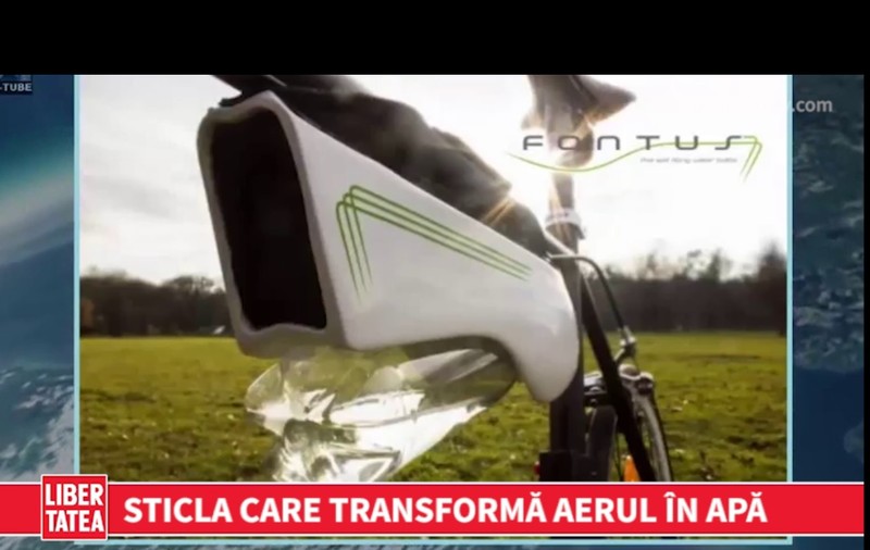 Sticla care transformă aerul în apă | VIDEO