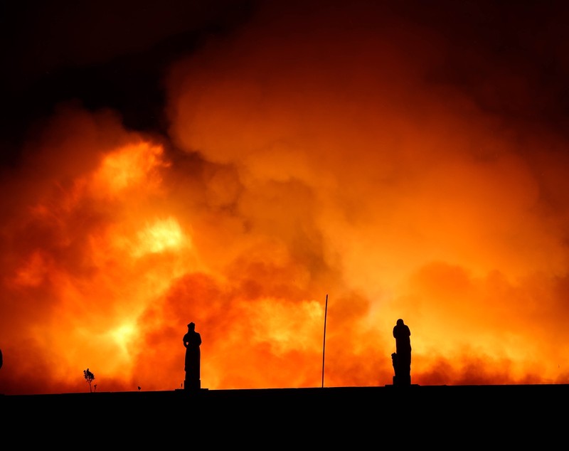 Incendiu de proporții la Muzeul Național din Rio de Janeiro. Clădire veche de 200 de ani, distrusă complet - FOTO