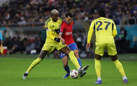 FCSB a terminat la egalitate cu Fenerbahce și a fost eliminată din Europa League