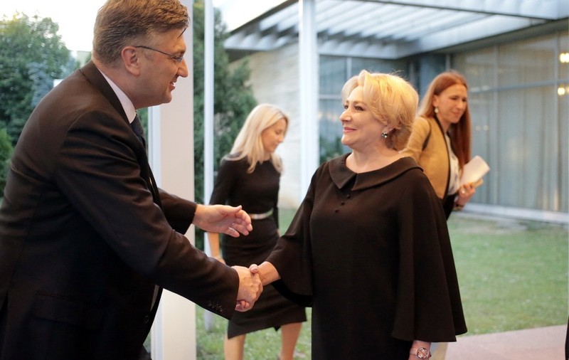 Premierul Republicii Croația, vizită oficială în România; Se întâlnește cu premierul Viorica Dăncilă și cu președintele Klaus Iohannis (FOTO)