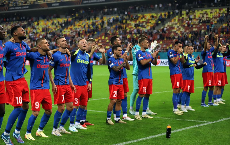 FCSB - Rigas FS 4-1. Principalele imagini de la victoria care i-a dus pe roș-albaștrii pe locul 2 în Europa League | GALERIE FOTO