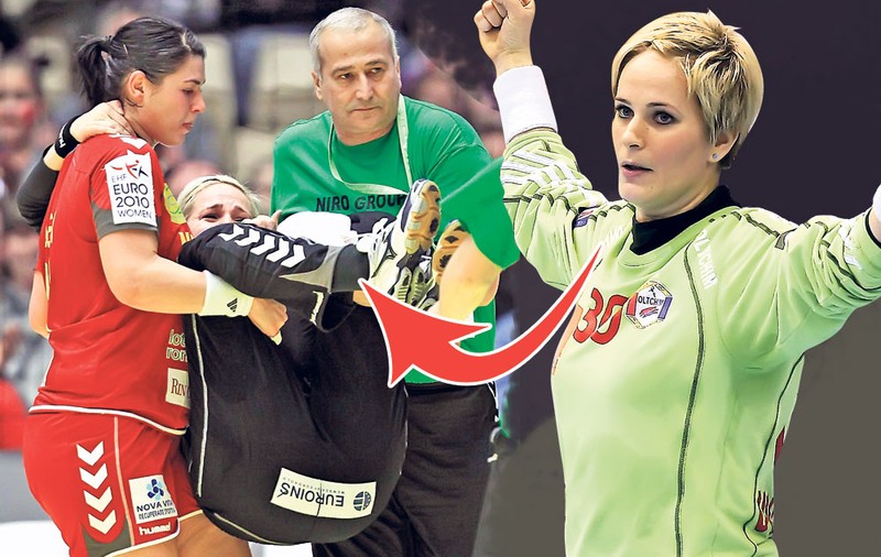Marian, soţul portăriţei Paula Ungureanu, e dărâmat după accidentarea soţiei sale la Europenele de handbal: «Mă rog să-i fie bine»
