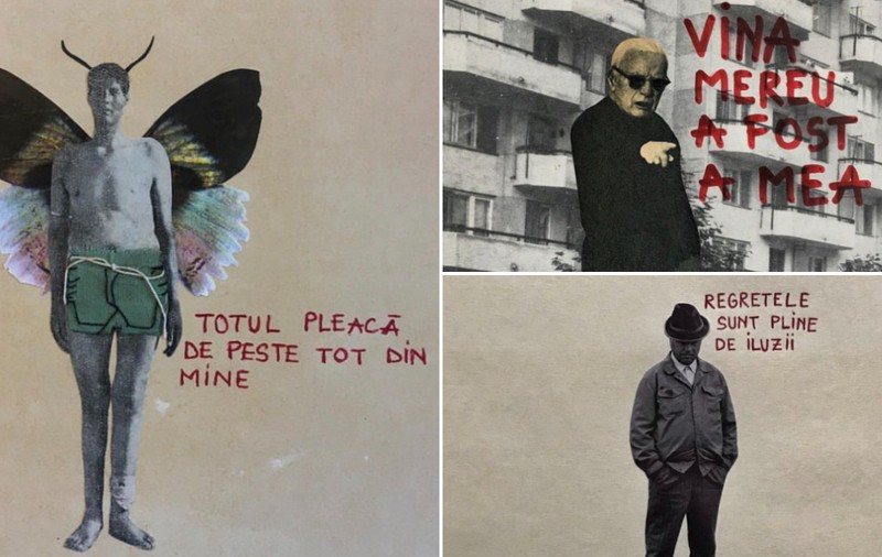 O artistă autodidactă i-a cucerit pe români prin colajele în care explorează lecțiile vieții: „Nu aveam idee de nimic și din nimic am început să fac totul”