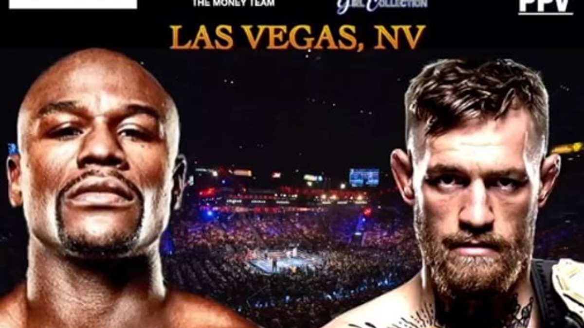 Afișul meciului Mayweather - McGregor