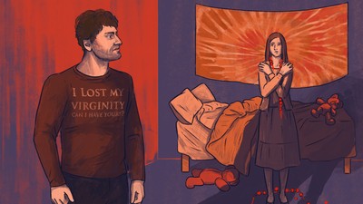 Alexandru Marcu, acuzat că a abuzat sexual mai multe adolescente. Ilustrație: Roma Gavrilă