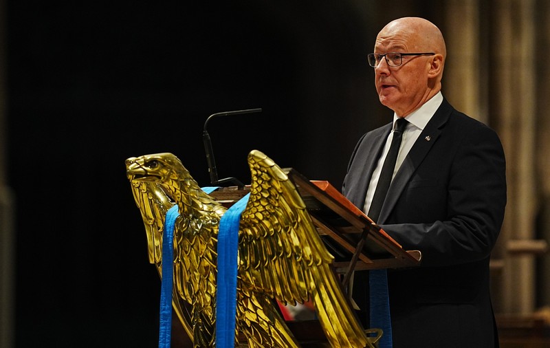 premierul scoțian John Swinney (SNP)