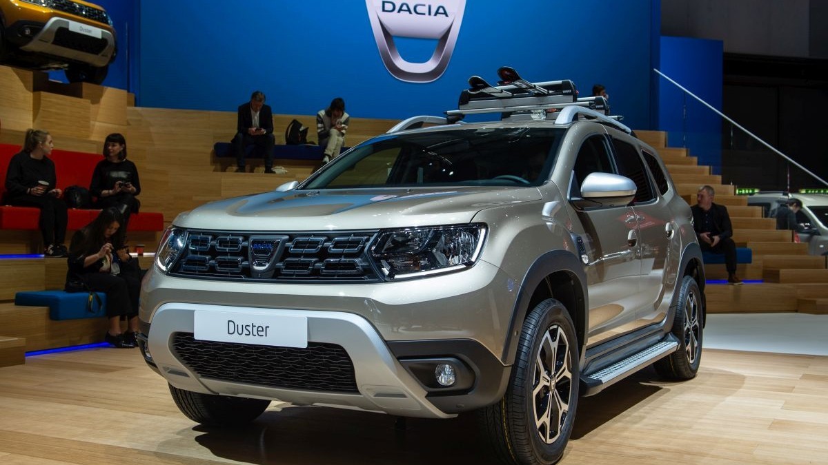 Dacia Duster, expusă la un salon auto. Poză cu caracter ilustrativ. Foto: Getty Images