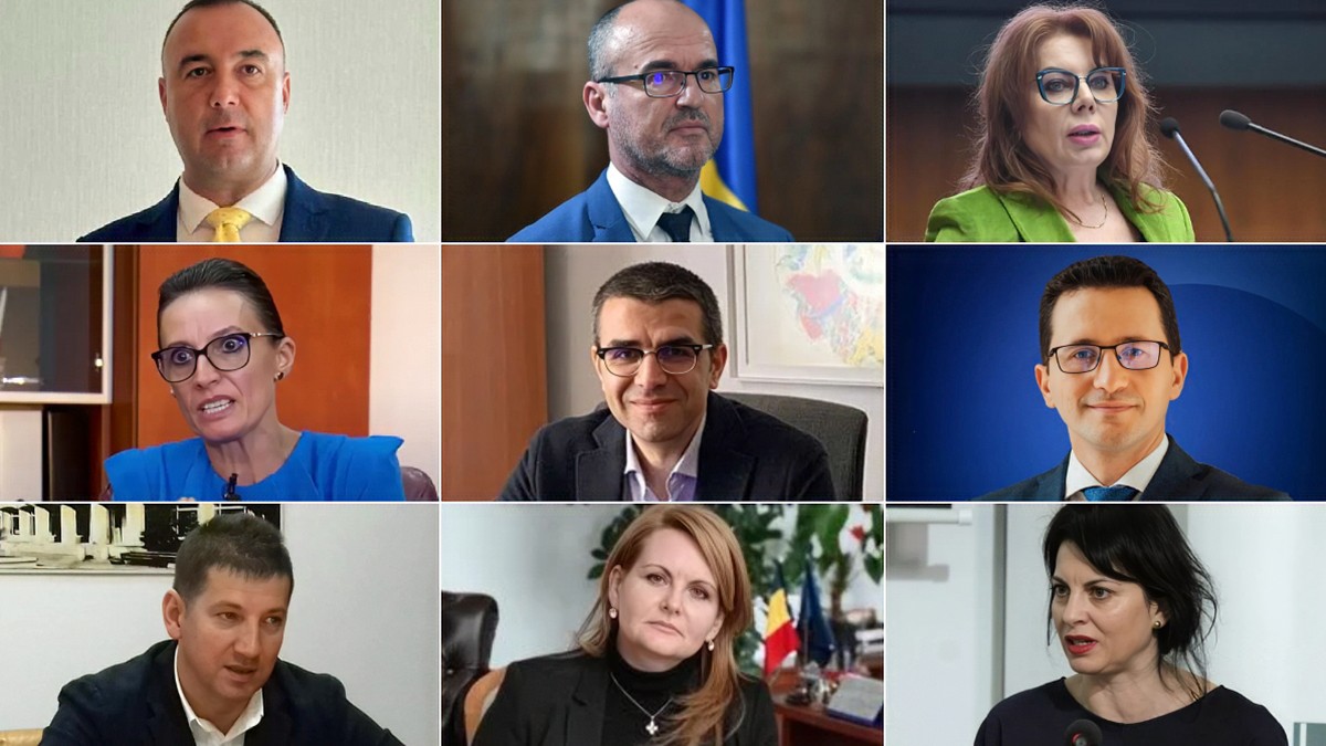 Un colaj cu noua judecatori ai CSM