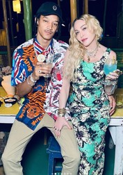 Madonna, alături de iubitul ei, Ahlamalik Williams | sursa foto Instagram