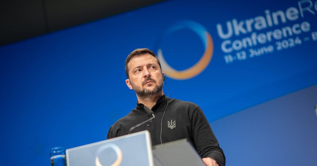 Volodimir Zelenski la conferința pentru reconstrucția Ucrainei, la Berlin.