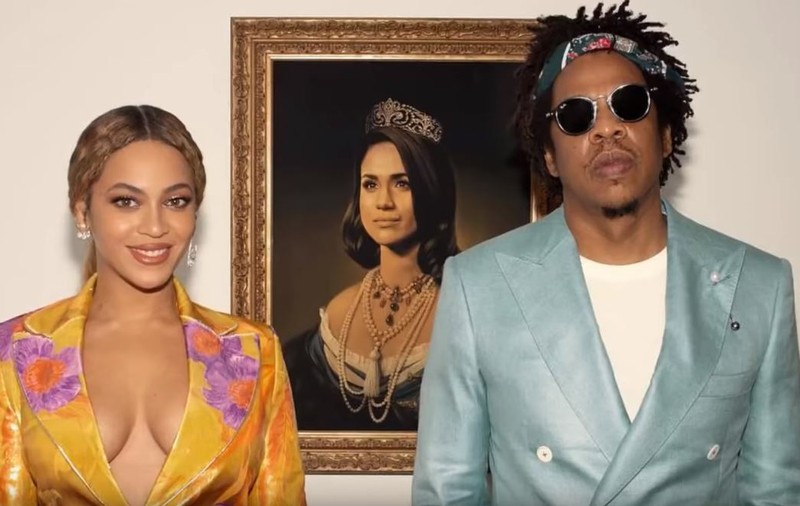 Meghan Markle, în loc de Gioconda. Momentul inedit, creat de Beyonce şi Jay-Z la Gala Brit Awards 2019 / VIDEO