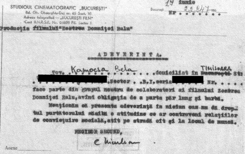 Aţi mai văzut aşa ceva? Adeverinţă pentru păr lung şi barbă!