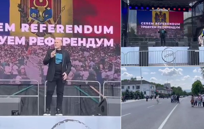 Invitat să țină un concert la mitingul prorușilor din Moldova, Marcel Pavel a cântat în fața unei piețe aproape goale. „De ce ați plecat? Dansați! Vamos!”
