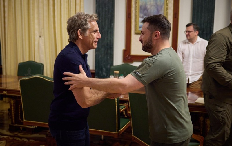 Actorii Ben Stiller și Sean Pean, care au susținut Kievul încă de la începutul invaziei, incluși pe lista de sancțiuni a Moscovei