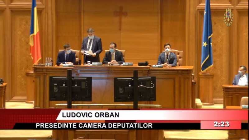 Foto: streaming video Camera Deputaților