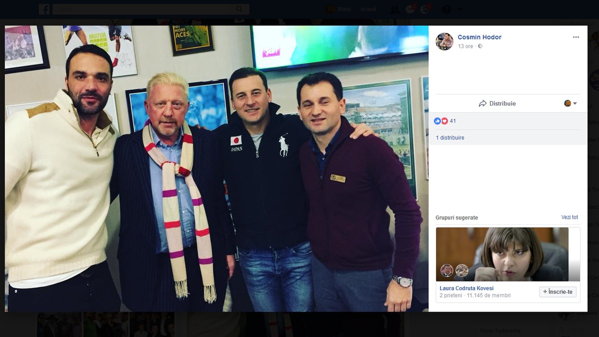 Boris Becker, în România!