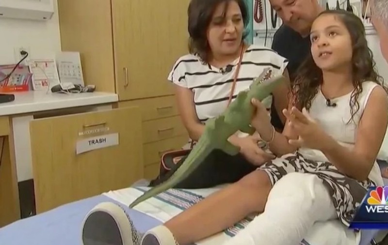 O fetiță de zece ani a scăpat miraculos din gura unui aligator. Ce a făcut copila