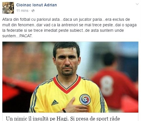 Mesajul lui Cioinac