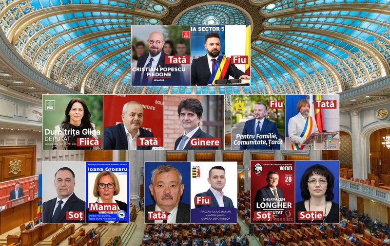 Dinastiile de parlamentari. Cum și-au pasat unii aleși mandatele din tată-n fiu sau fiică