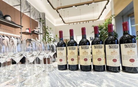 Vinuri ale producătorului Marchesi Antinori din Toscana. Foto: Getty Images.