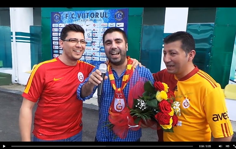 Fanii Galatei au venit la Chiajna să celebreze cu Hagi 15 ani de la câştigarea Cupei UEFA / FOTO&VIDEO