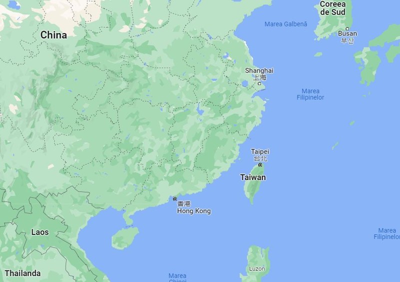 Taiwan se află la 130 de kilometri de China