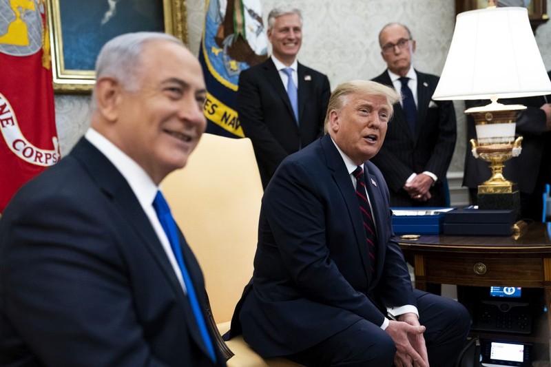 Donald Trump, un susținător al politicilor lui Benjamin Netanyahu FOTO: EPA