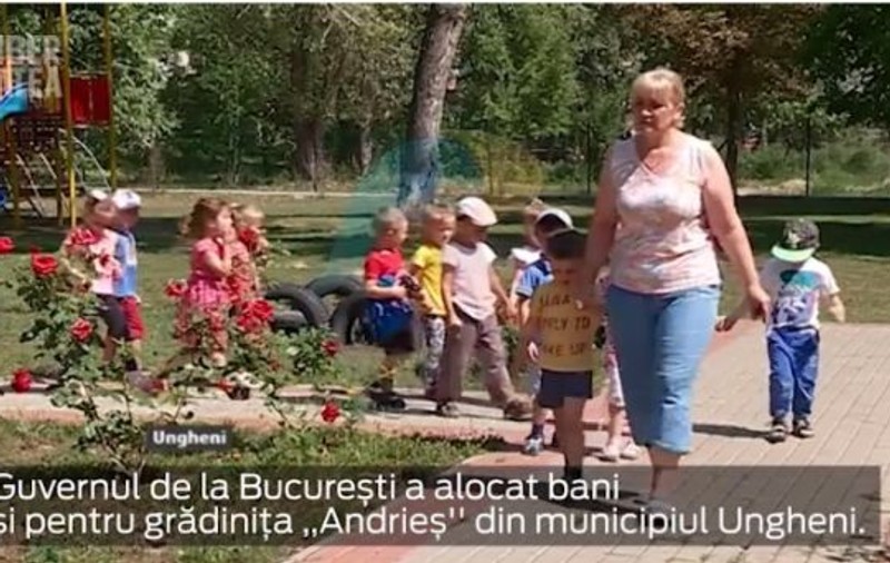 VIDEO | Grădinița din Ungheni, la standarde europene. Cum arată unitatea școlară pentru care a contribuit și Guvernul României