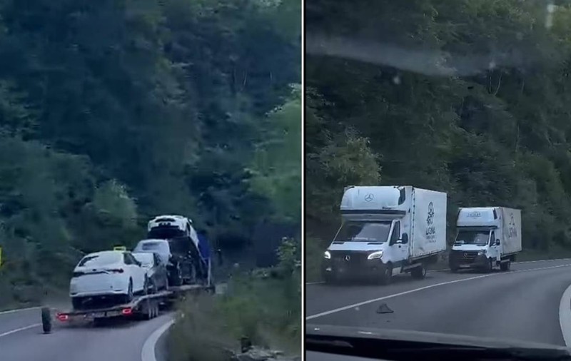 Momentul în care roata unei platforme zboară pe contrasens pe Valea Oltului. Șoferul a mers liniștit încă 10 km: „Să predea permisul” | VIDEO