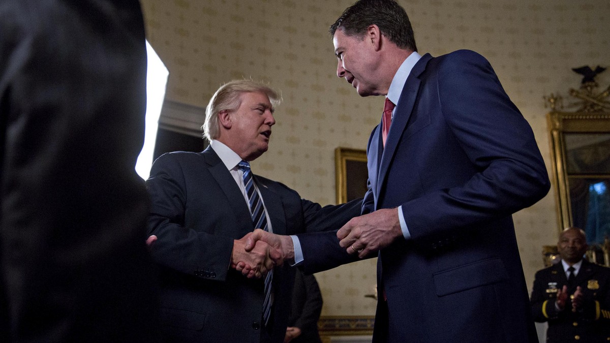 Donald Trump și James Comey (Foto: Hepta.ro)